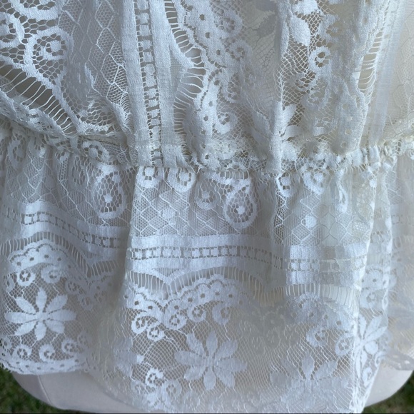 Chico's White Lace Top - Picture 10 of 14
